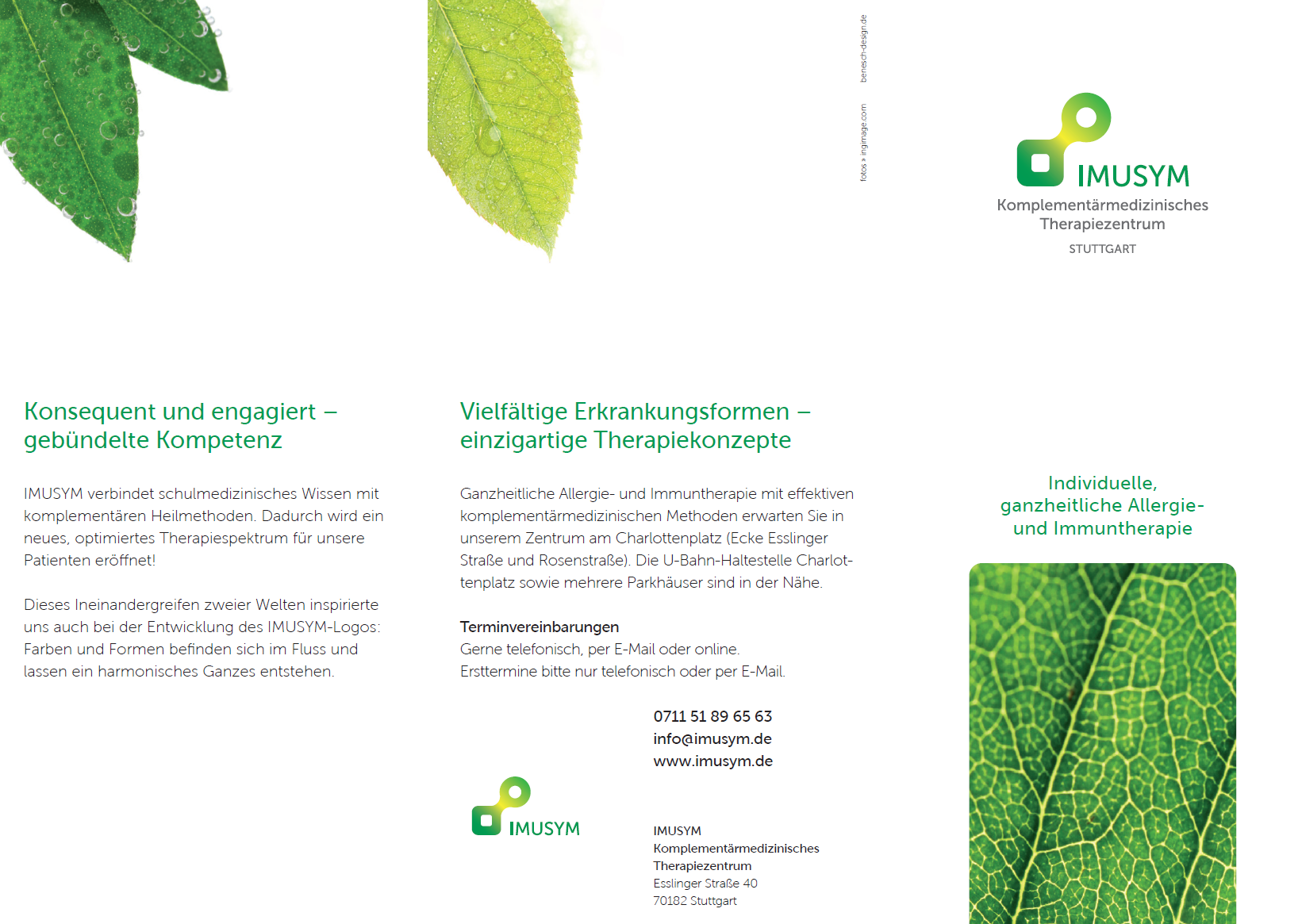 Imusym® Praxis-Flyer Deutsch